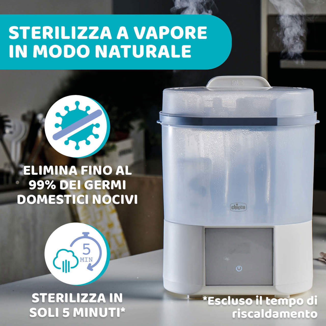 Sterilizzatore + Asciugatura Chicco
