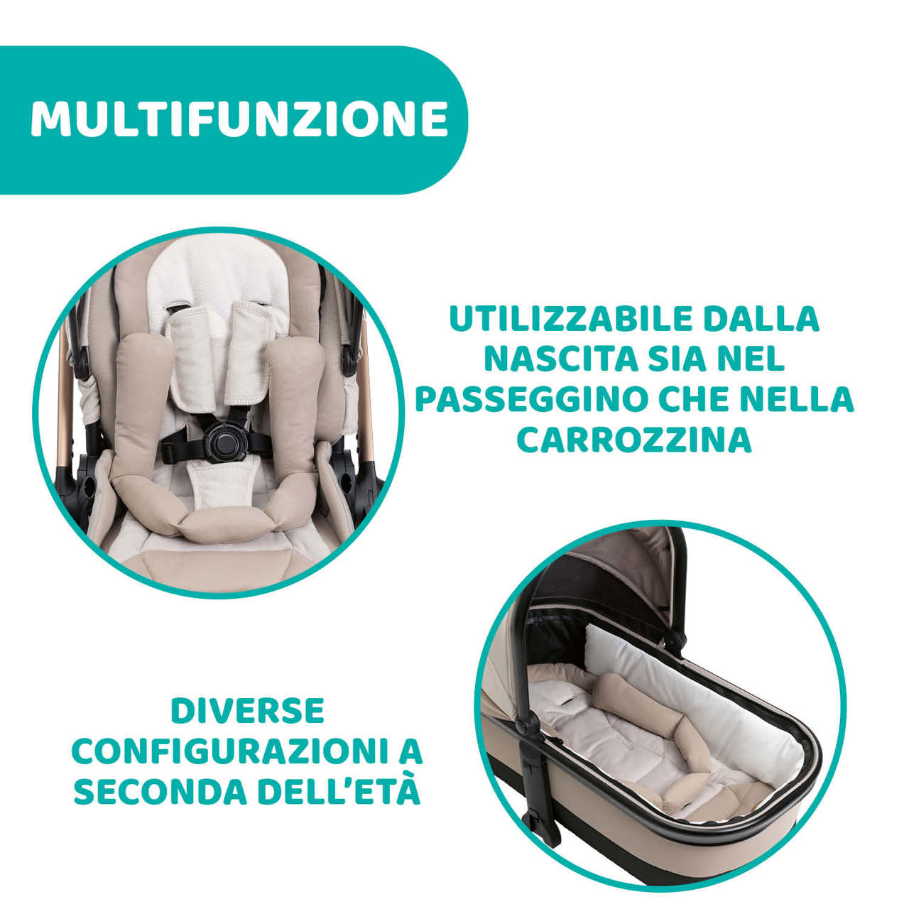 Trio Chicco Mysa + Dispositivo Sicurezza In Regalo