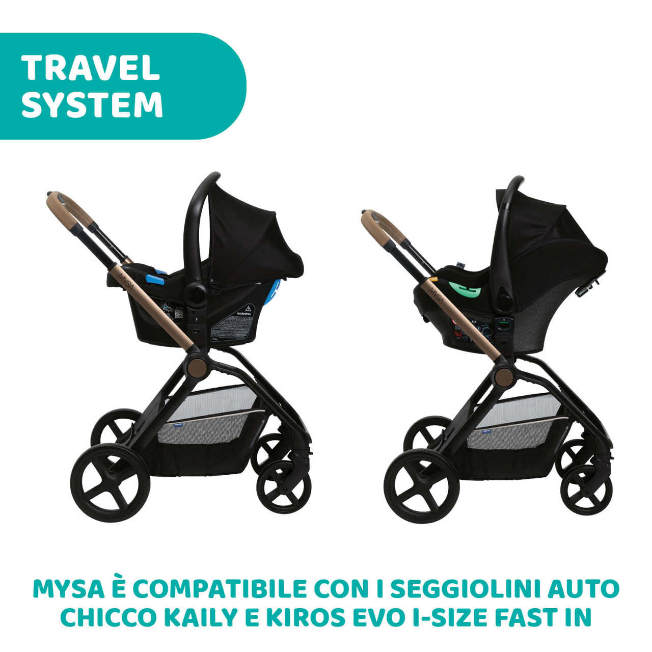 Trio Chicco Mysa + Dispositivo Sicurezza In Regalo