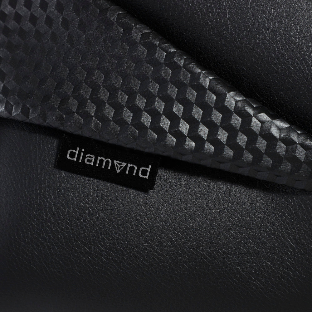 Trio Diamond Fluo Pelle Grigio Telaio Titanio Navicella Nera