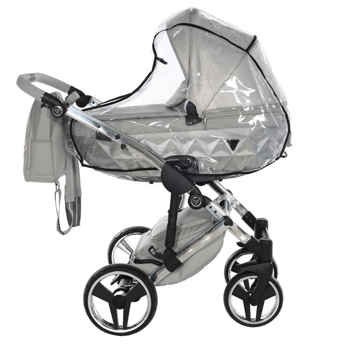 Trio Diamond Dolce 3 in 1 Ecopelle Silver Telaio Silver