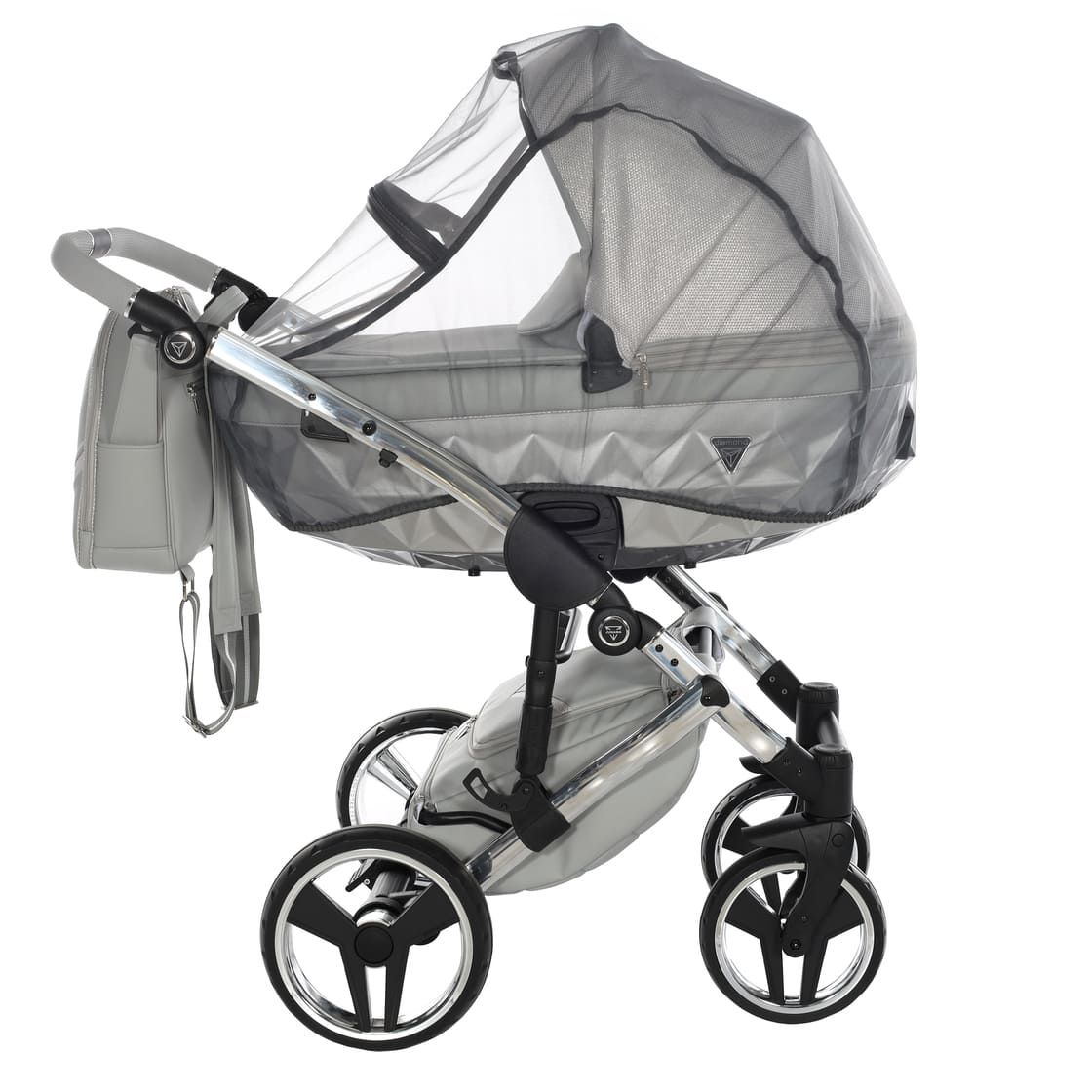 Trio Diamond Dolce 3 in 1 Ecopelle Silver Telaio Silver