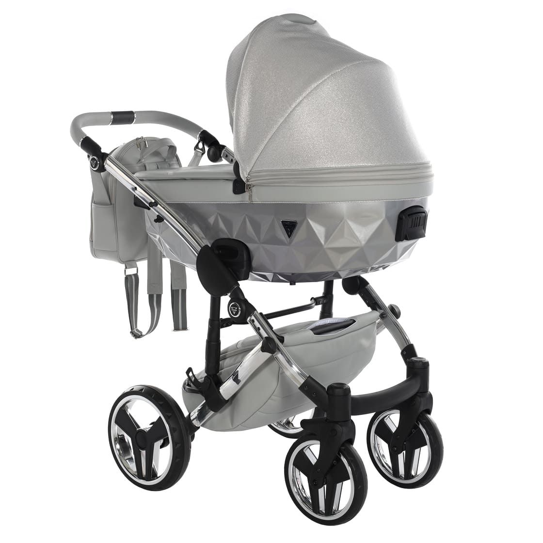 Trio Diamond Dolce 3 in 1 Ecopelle Silver Telaio Silver