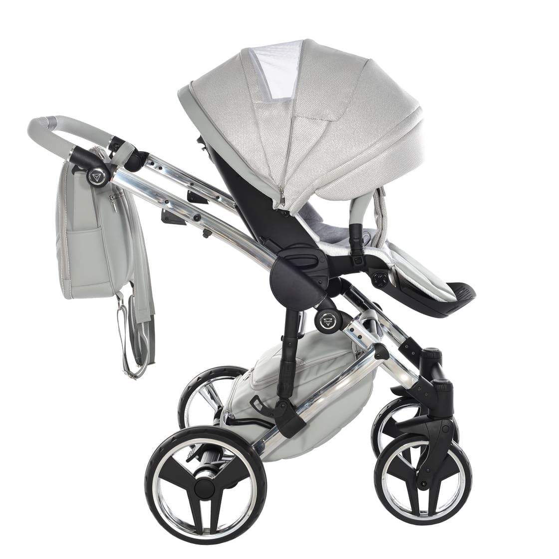 Trio Diamond Dolce 3 in 1 Ecopelle Silver Telaio Silver