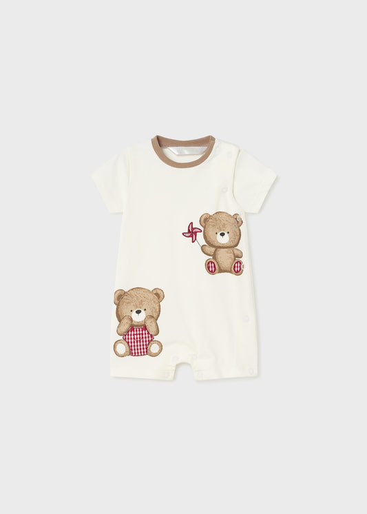 Pagliaccetto in cotone sostenibile neonato 01751