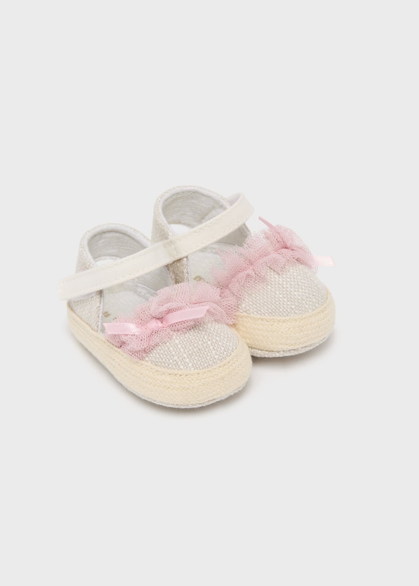 Espadrillas con volant neonata 09634