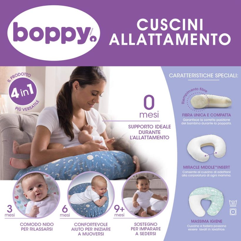 Cuscino Allattamento Boppy