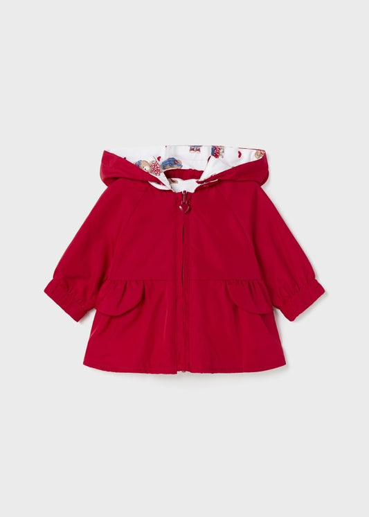 Giacca a vento reversibile con cappuccio neonata 1401