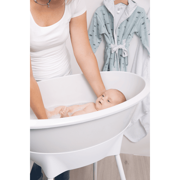 Luma BabyCare Bagnetto + Set Cura Bebè Light Grey