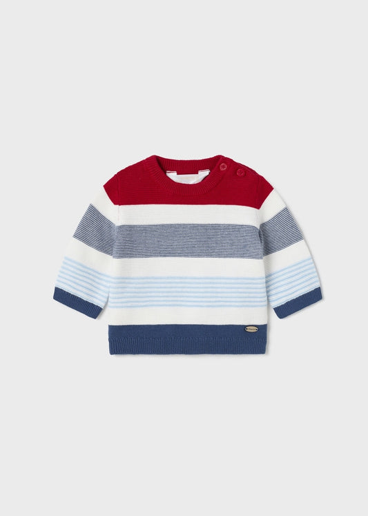Maglione tricot in cotone sostenibile neonato 01362