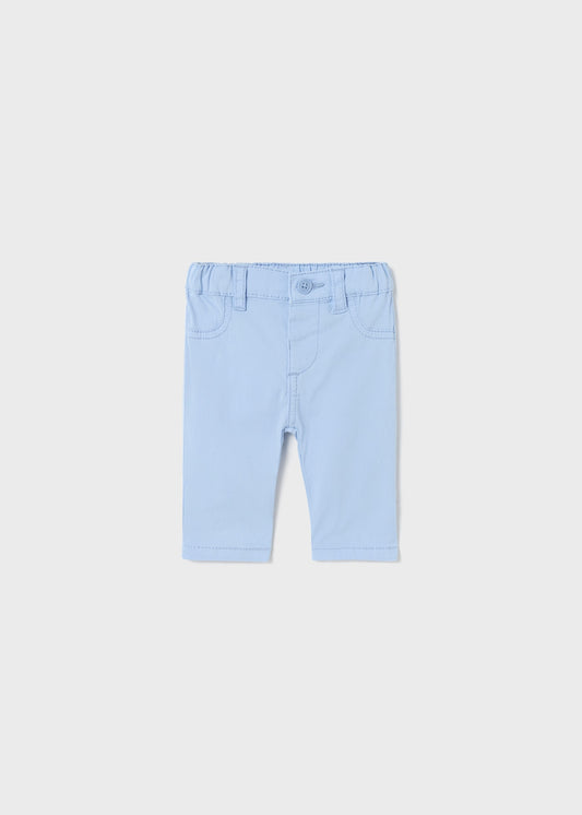 Pantalone con vita regolabile in cotone neonato 00595