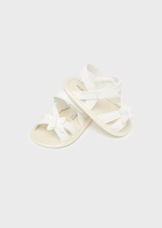 Sandali stampati con chiusura con velcro neonata 09635